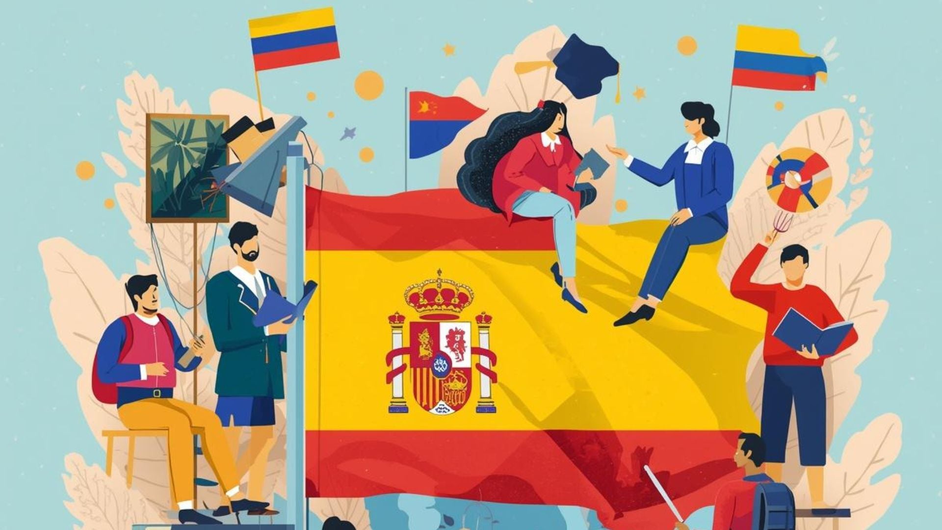 Estudiantes en España - Foto Canva de referencia