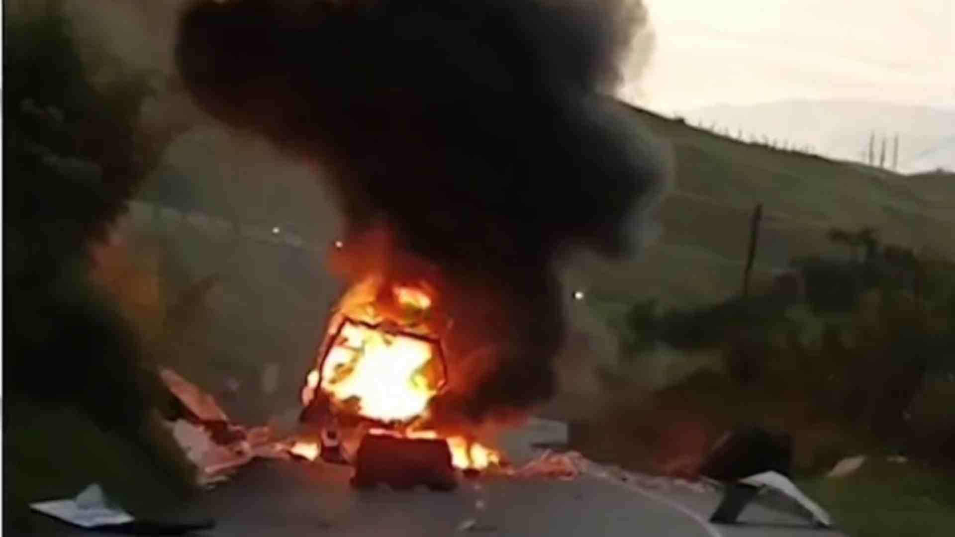 Atentado en Colombia - Captura de video