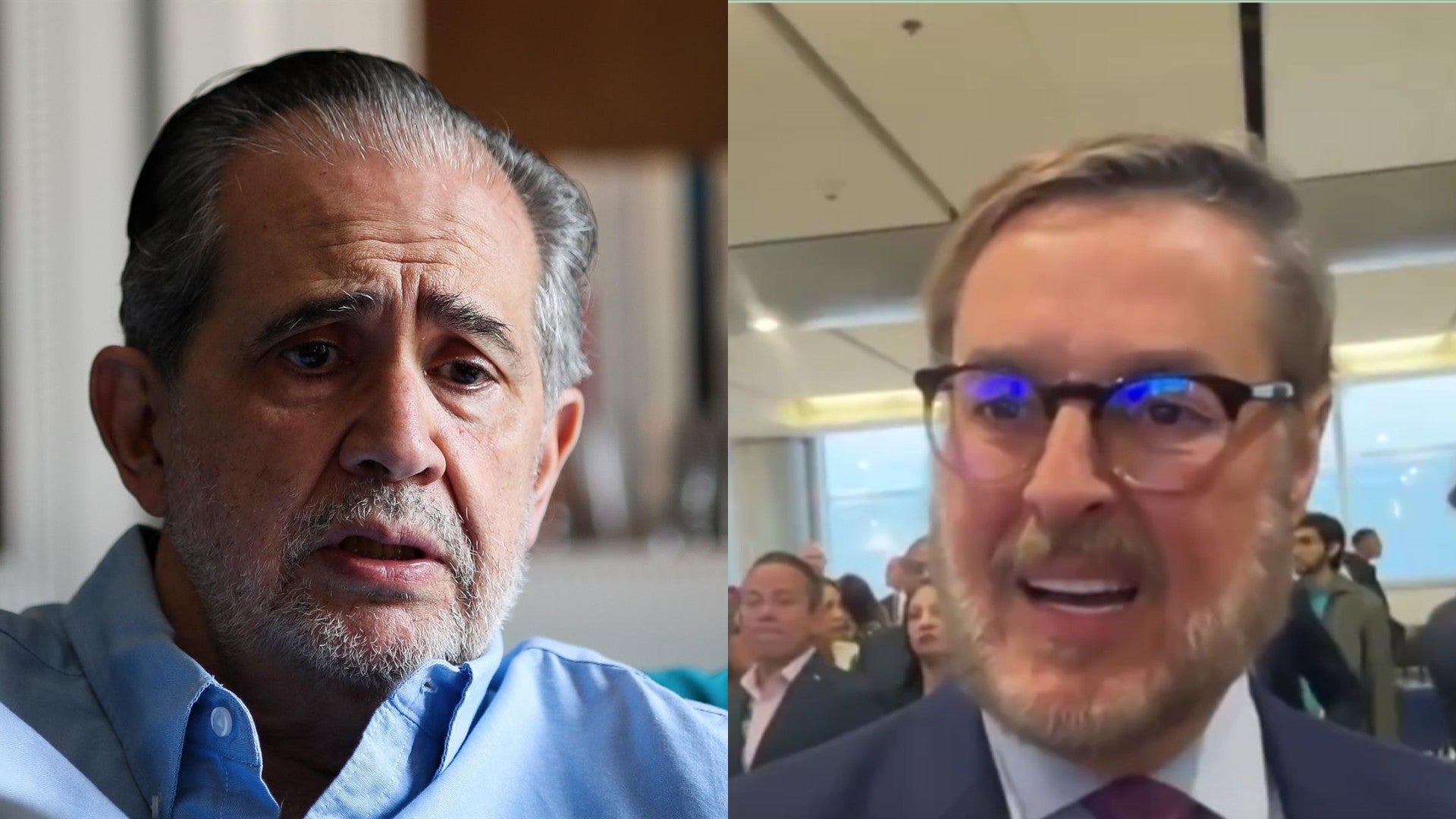 Miguel Henrique Otero y Félix Plasencia / FOTO: EFE - captura de video