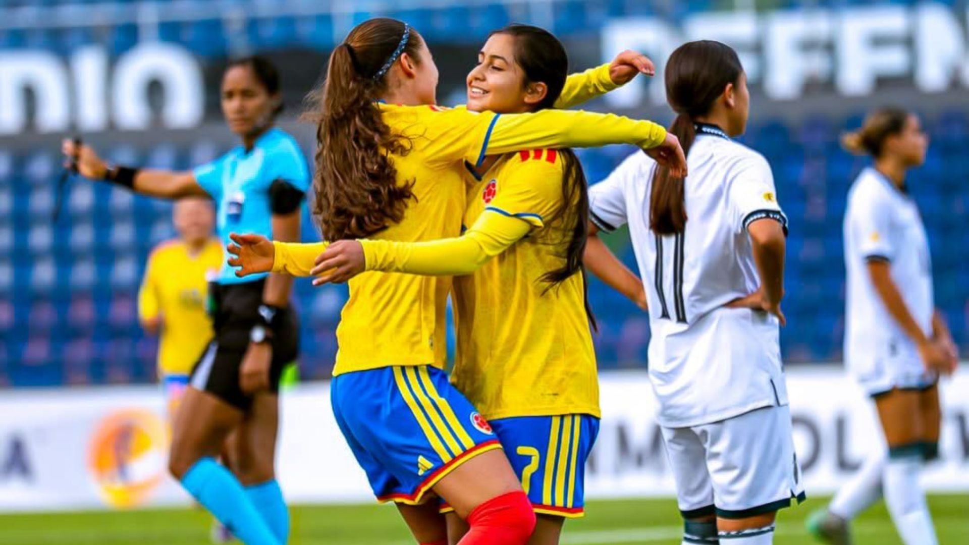Jugadoras selección Colombia Sub-17 - Foto tomada @fcfseleccioncol