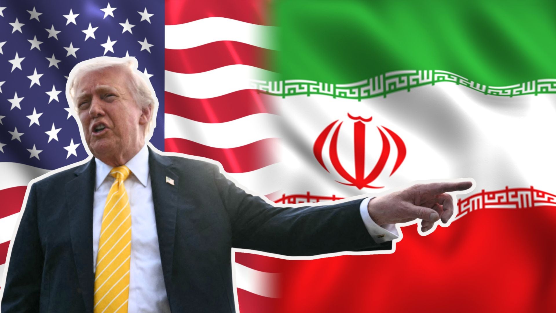 Trump no descarta reanudar ataques contra el régimen de Irán - Fotos: AFP / Canva