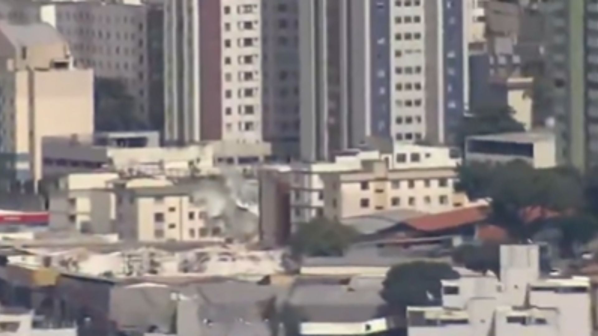 Accidente aéreo en Belo Horizonte, Brasil - Foto captura: redes sociales