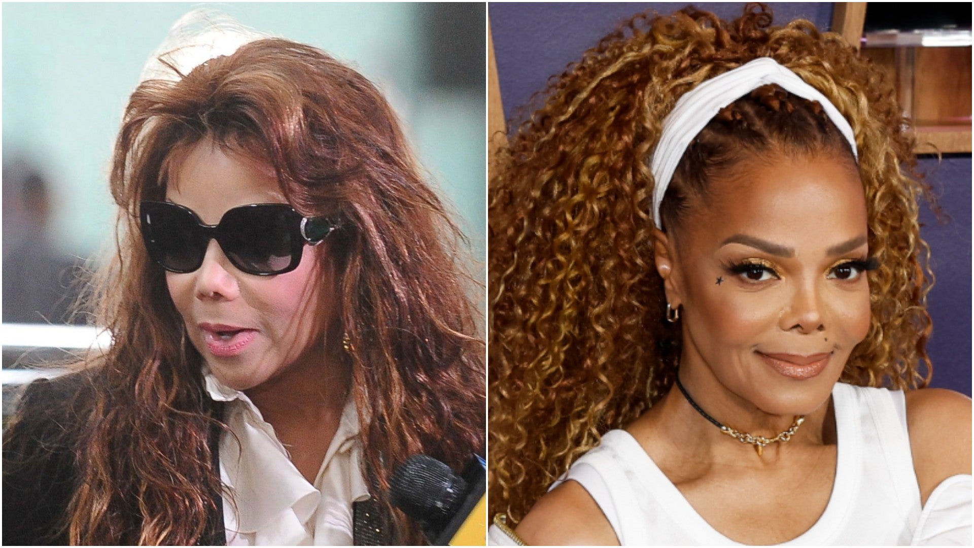 Artistas LaToya Jackson y Janet Jackson - Fotos: EFE