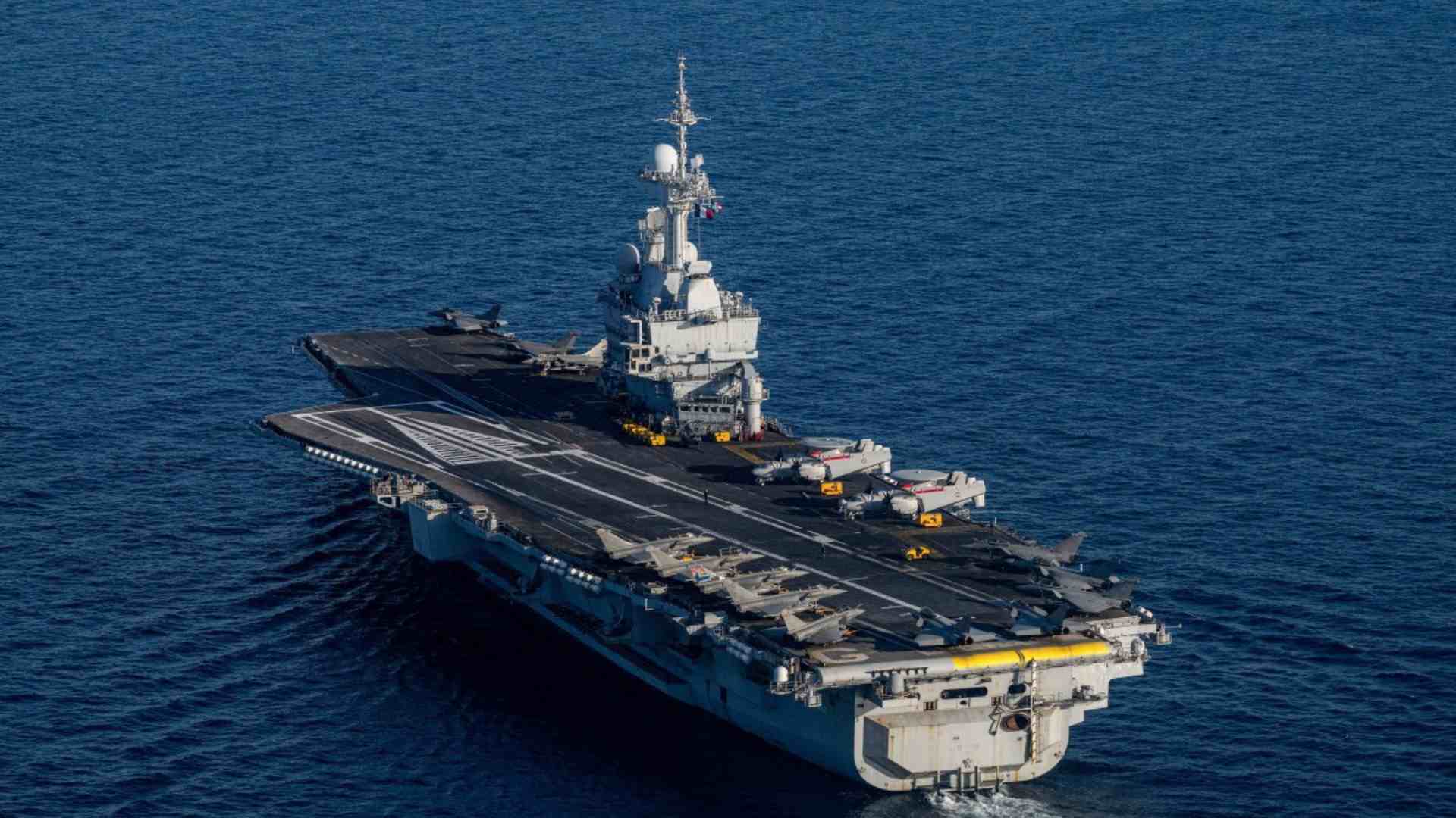 El portaaviones francés Charles de Gaulle - AFP