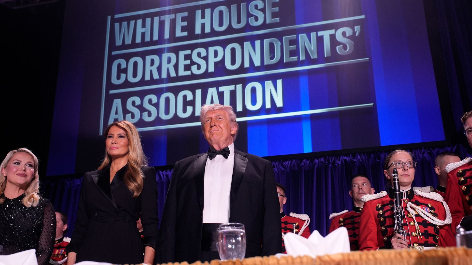Donald Trump durante cena de corresponsales - Foto EFE