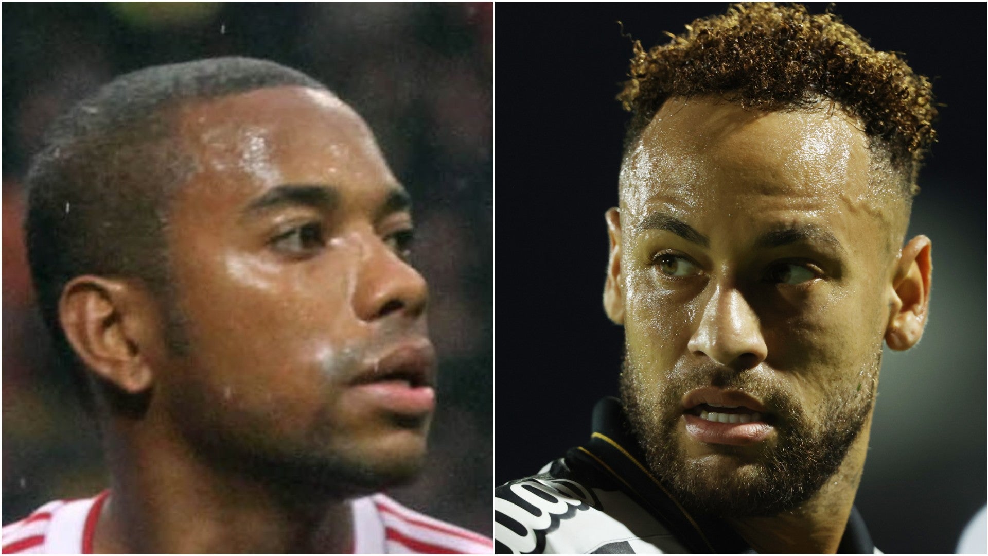 Robinho, exfutbolista brasileño / Neymar Jr., futbolista brasileño - Fotos: EFE