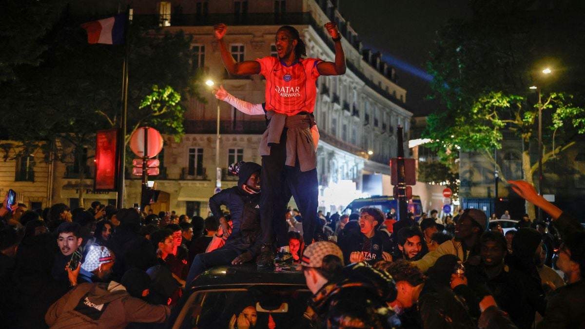 Celebración en París (AFP)