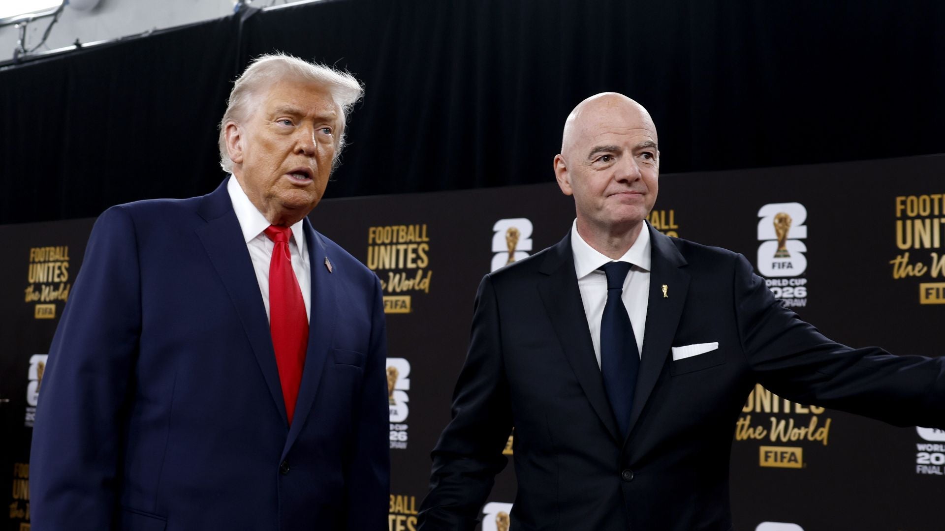 Donald Trump junto a Gianni Infantino - Foto EFE