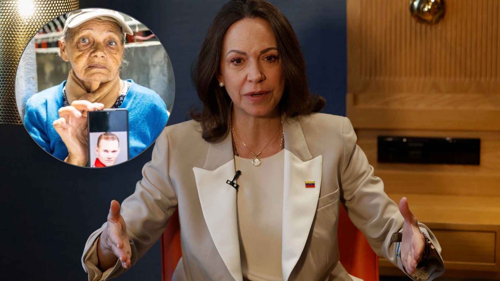 María Corina Machado sobre la muerte de Hugo Quero - Fotos: AFP