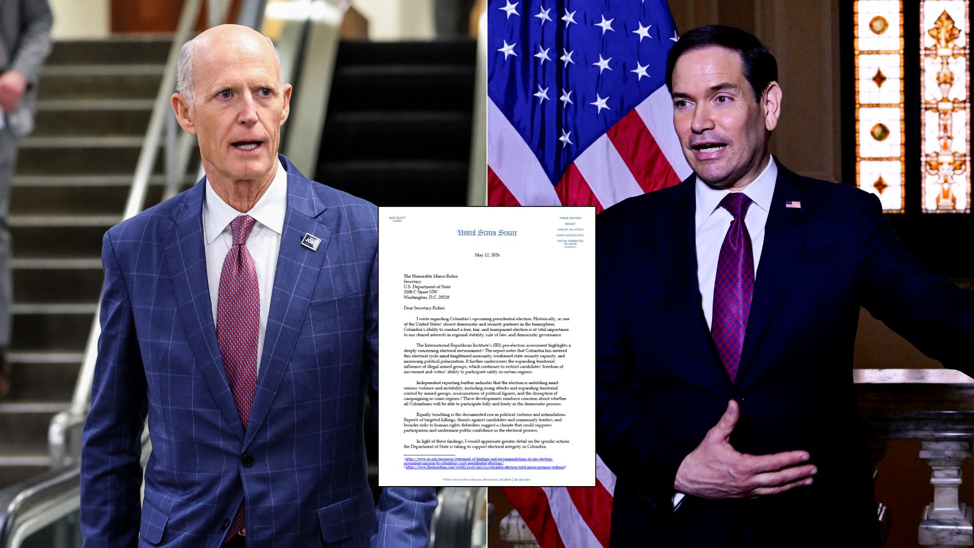 Rick Scott/ Marco Rubio - Fotos EFE