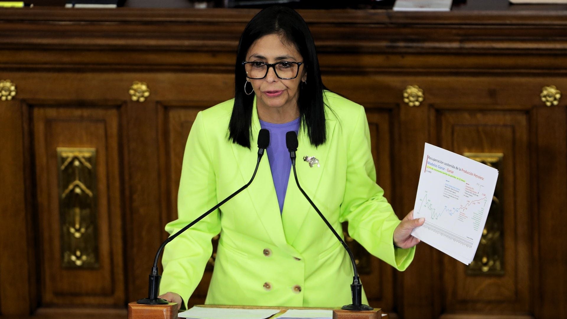 Delcy Rodríguez | Foto EFE