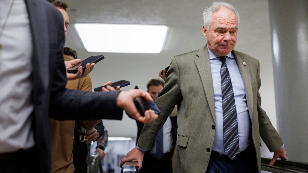Tim Kaine, senador demócrata (AFP)