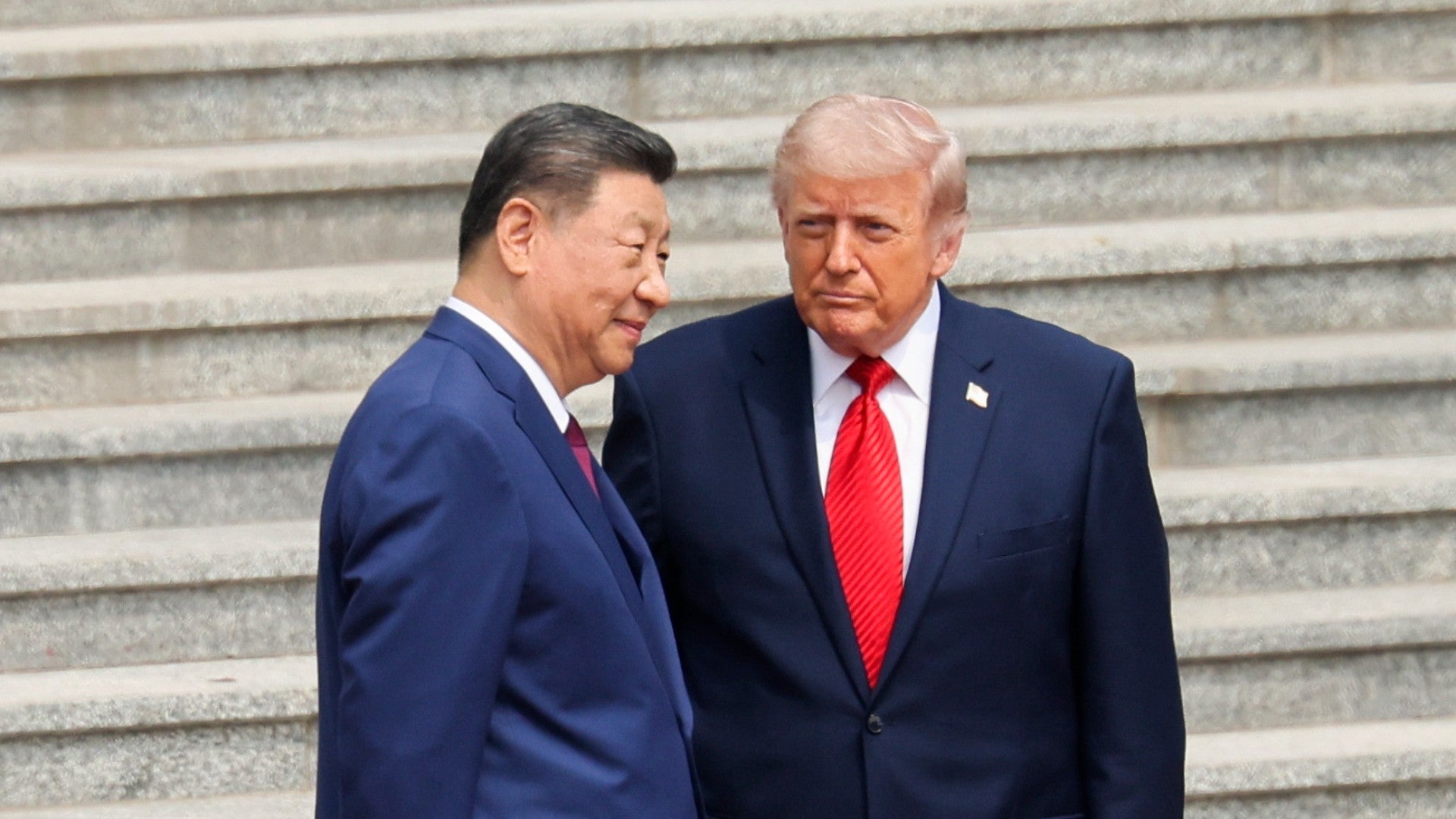 Xi Jinping recibe en Pekín al presidente Donald Trump - Foto: EFE