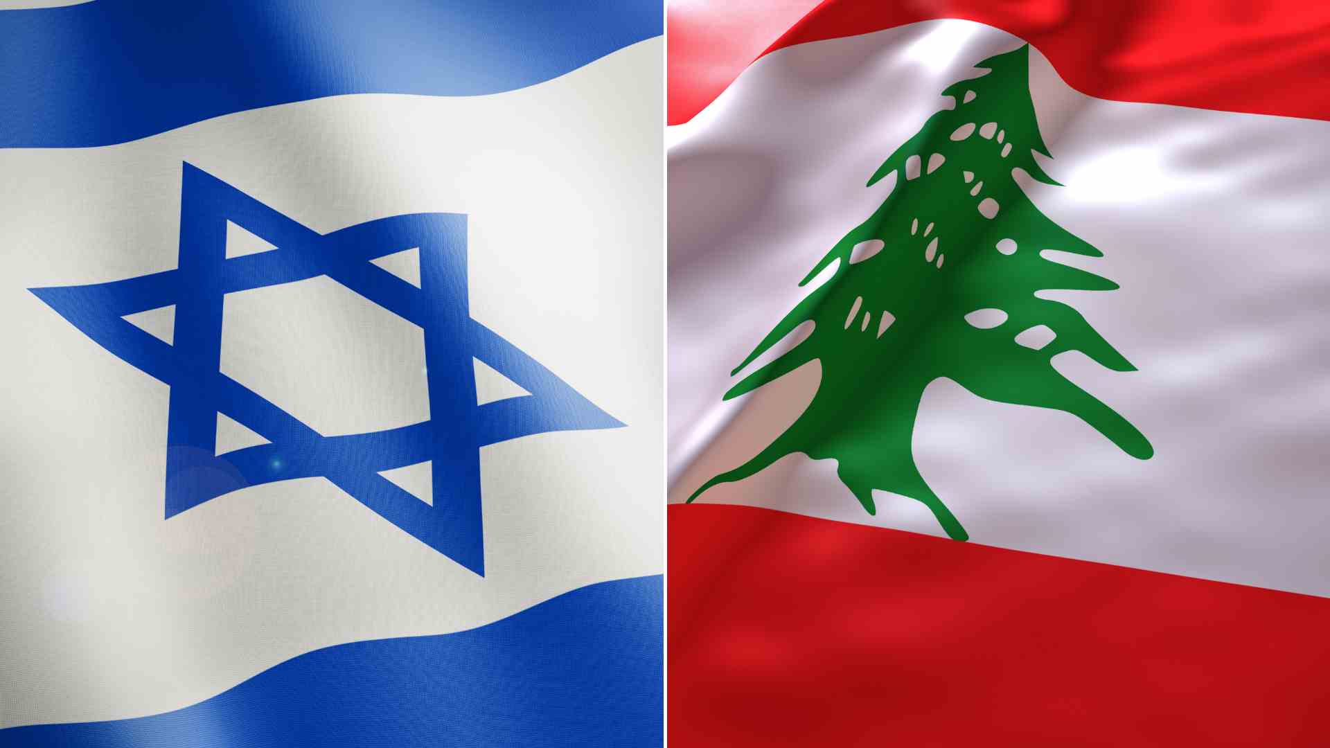 Banderas de Líbano e Israel - Canva