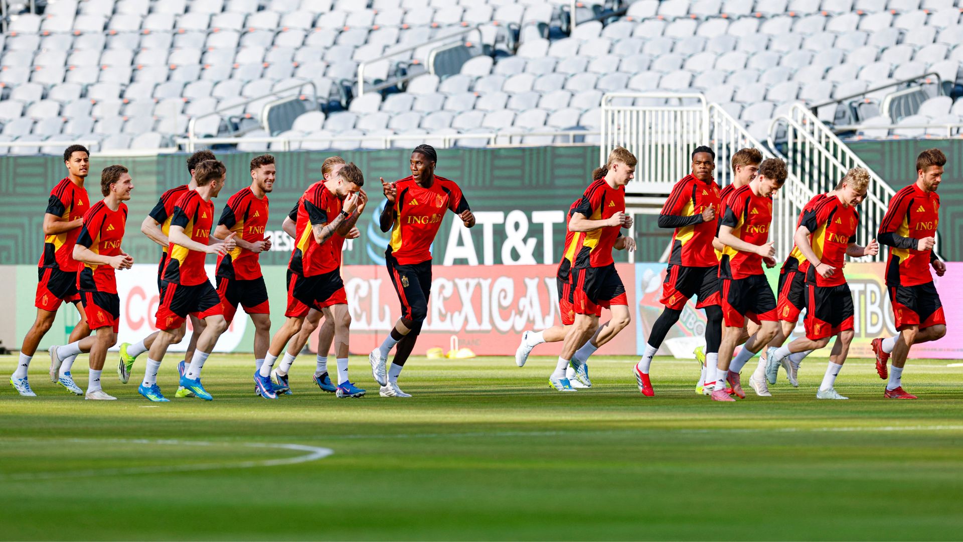 Futbolistas Selección de Bélgica - Foto: AFP