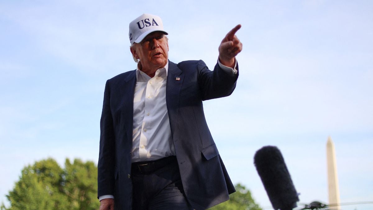 Donald Trump, presidente de EE. UU. (AFP)