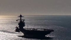 Portaviones USS Gerald Ford / FOTO: Captura de pantalla