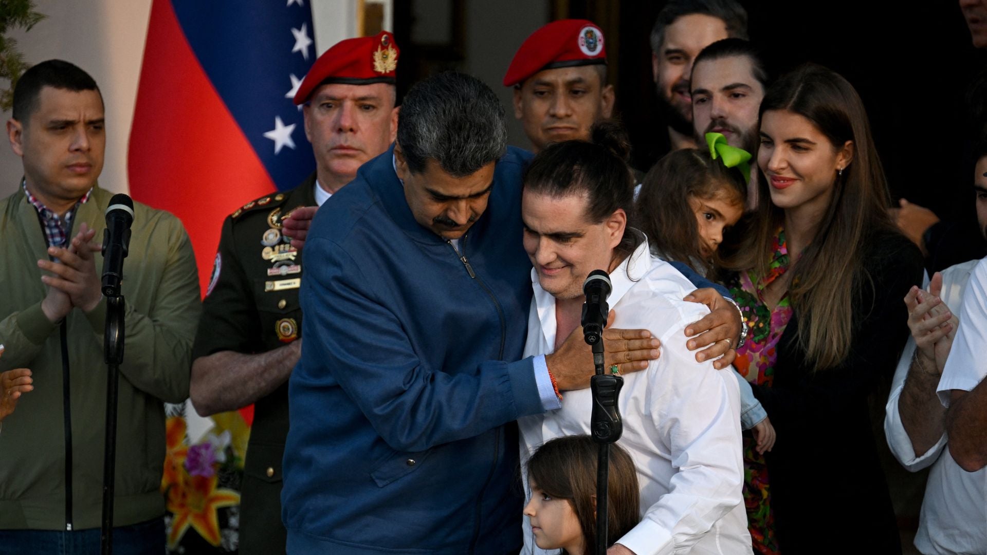 Nicolás Maduro y Alex Saab - Foto AFP