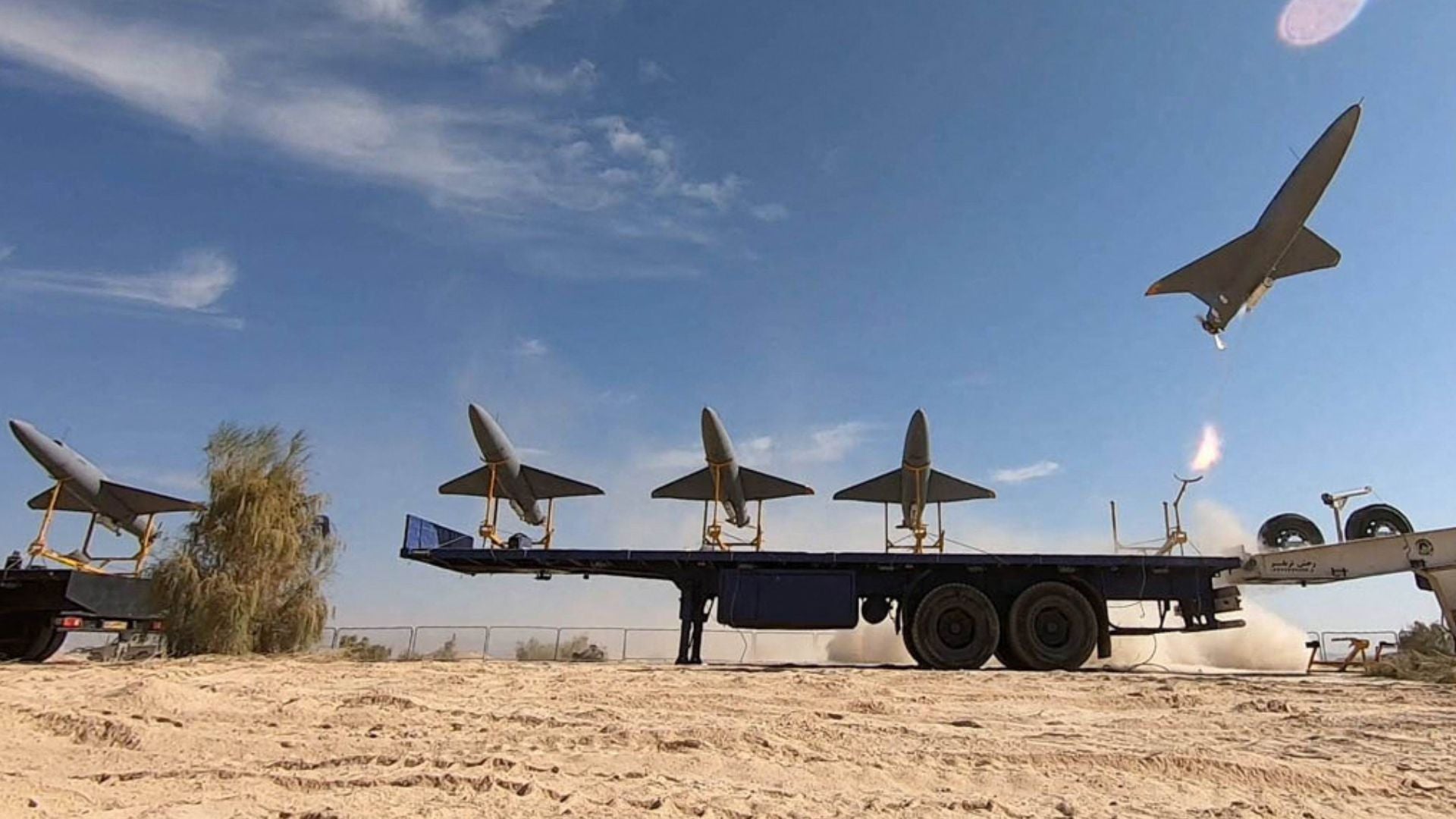 Drones iraníes- Foto EFE de referencia