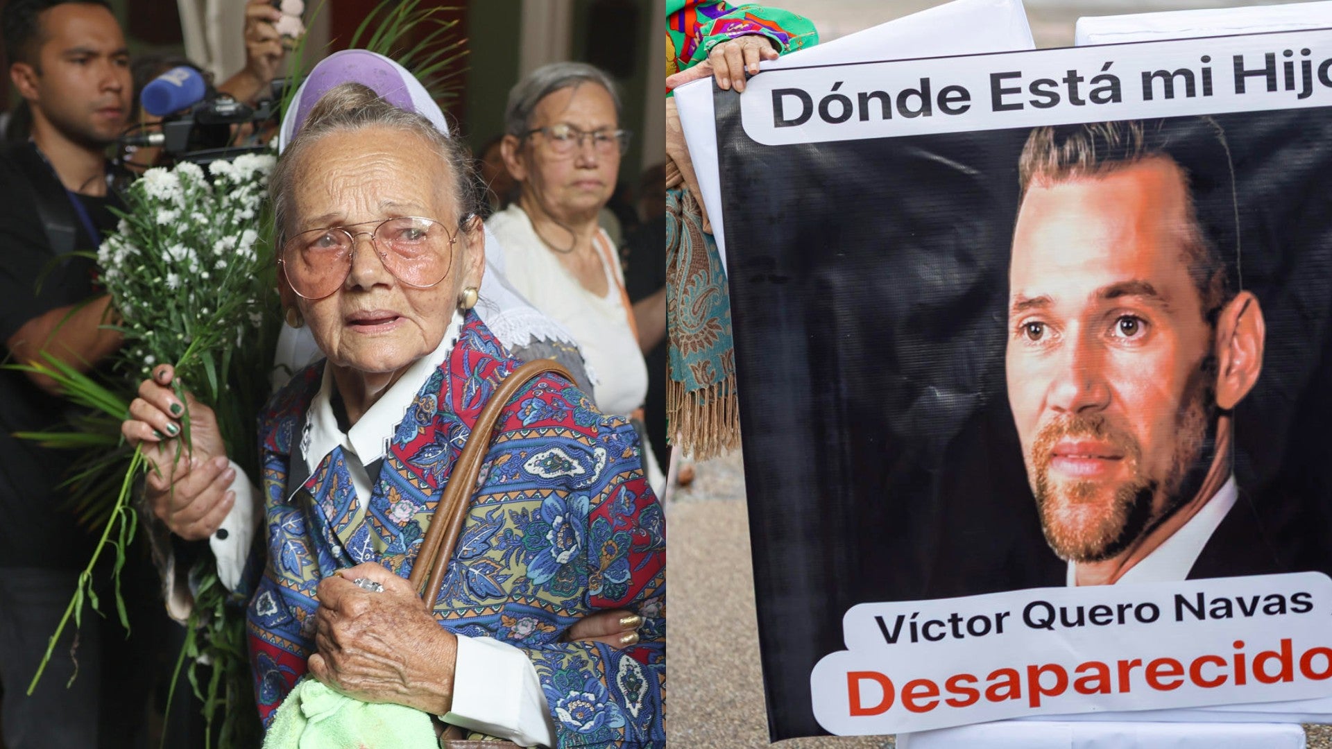 Carmen Navas y su hijo Víctor Quero / FOTO: EFE