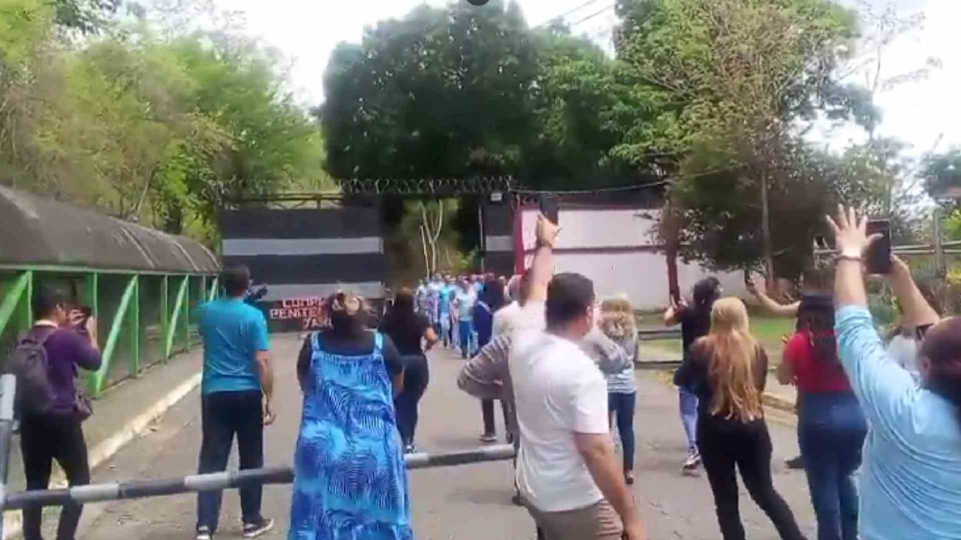 Liberaciones de presos políticos en Venezuela - Captura de video