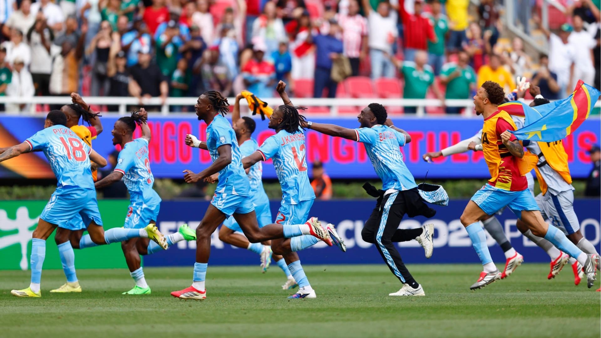 Jugadores de la selección de la República Democrática del Congo - Foto: AFP