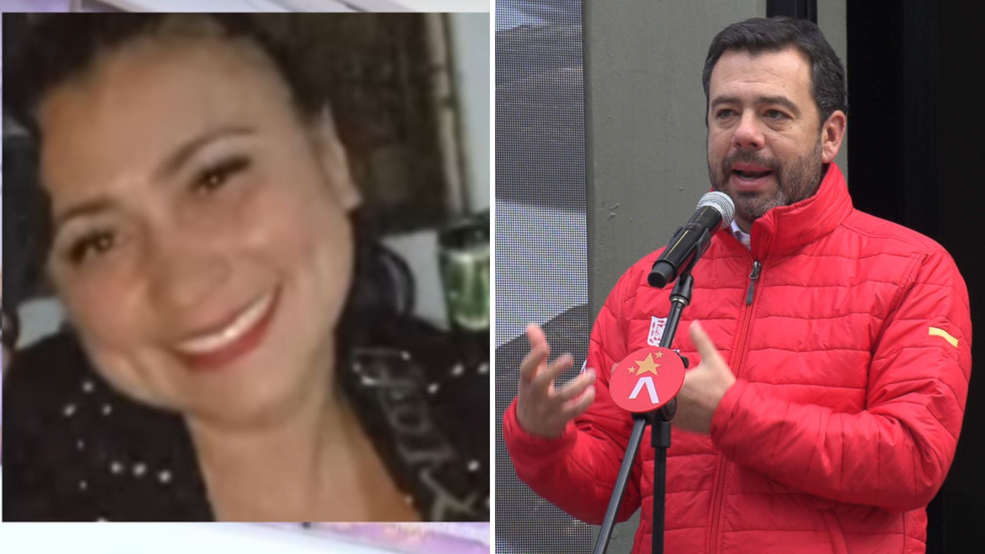 Yulixa Toloza y Carlos Fernando Galán | Fotos captura de pantalla - EFE