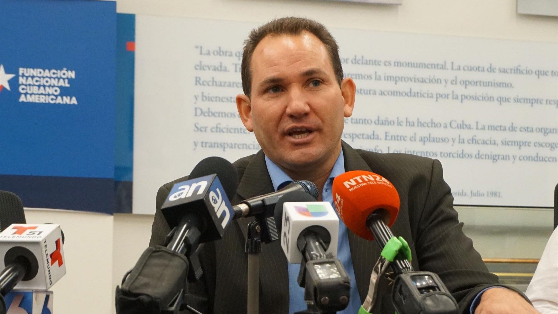 El hermano del líder opositor cubano José Daniel Ferrer, Luis Enrique Ferrer. (EFE)