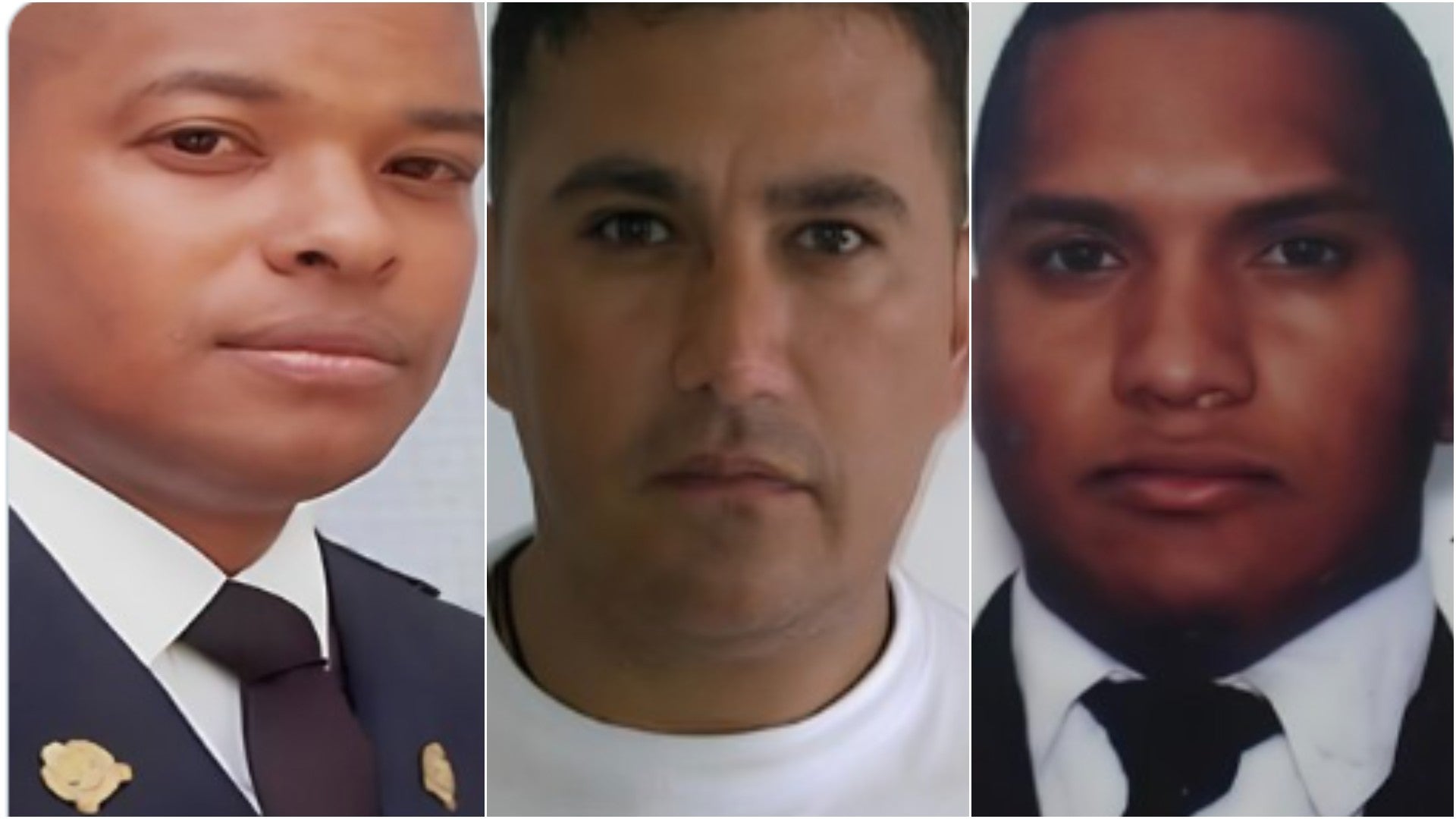 Policías metropolitanos (Venezuela) excarcelados luego de 23 años de prisión política - Fotos: X