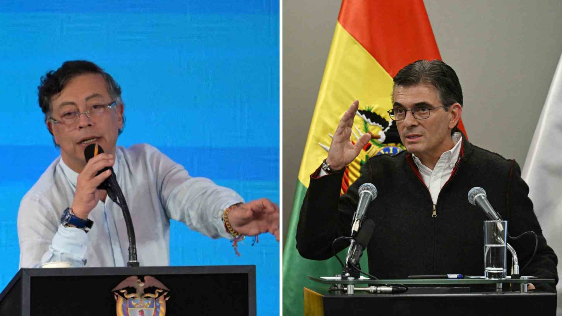 Gustavo Petro y Rodrigo Paz - AFP