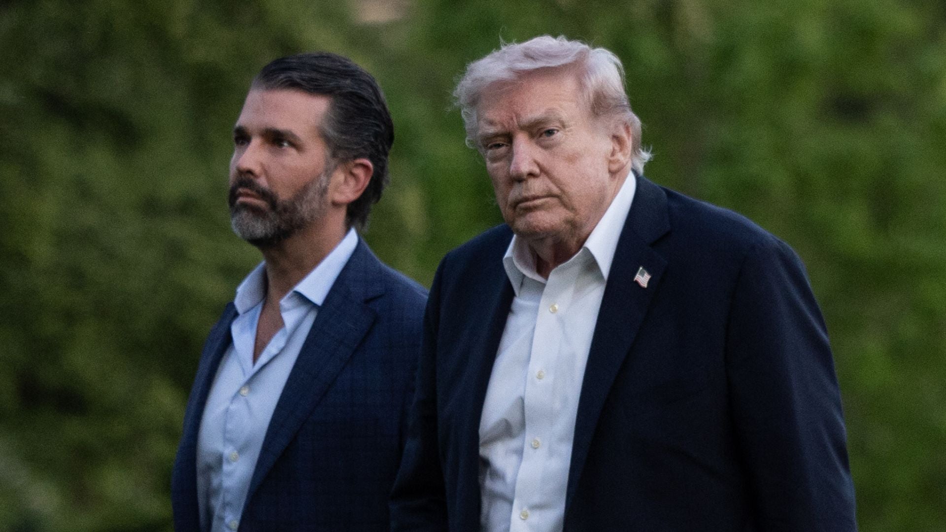 Donald Trump y Donald Trump Jr | Foto AFP