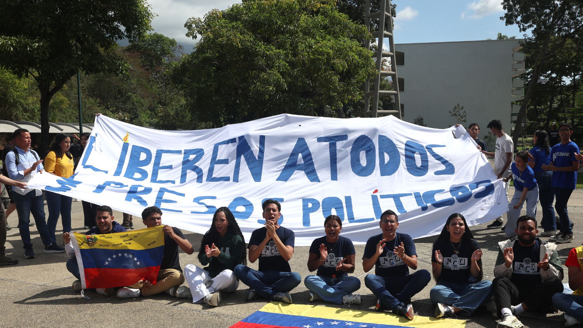 Manifestación por la libertad de los presos políticos - Foto EFE