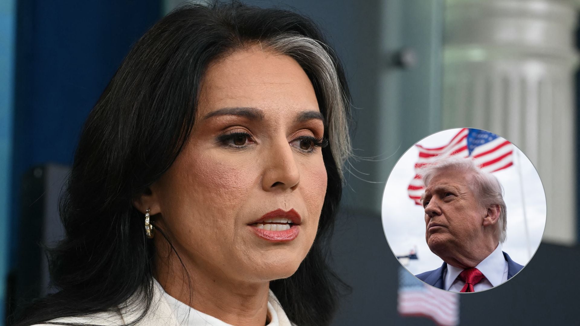 Tulsi Gabbard y Trump | Foto AFP