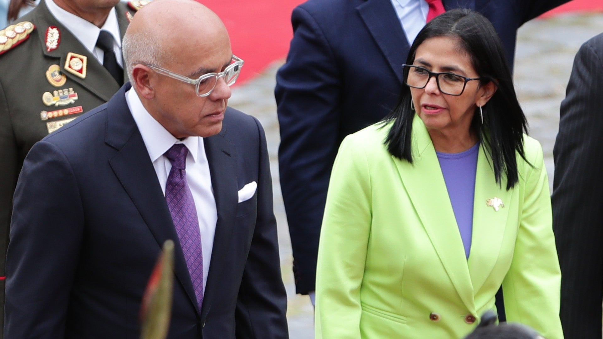 Jorge Rodríguez y Delcy Rodríguez, jefes de la dictadura venezolana - Foto: EFE