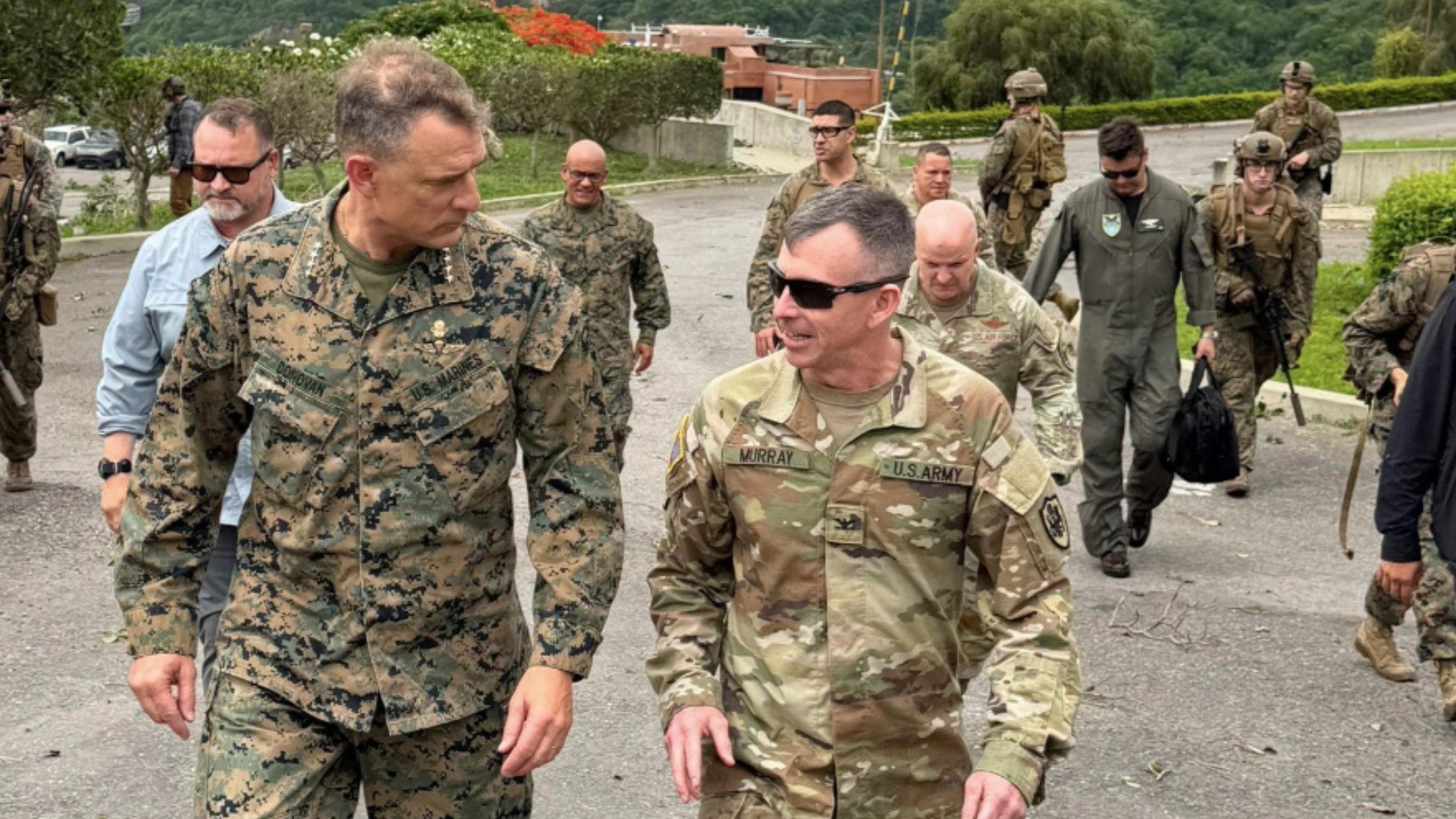 Visita del general Francis Donovan a Venezuela. (X del Comando Sur)