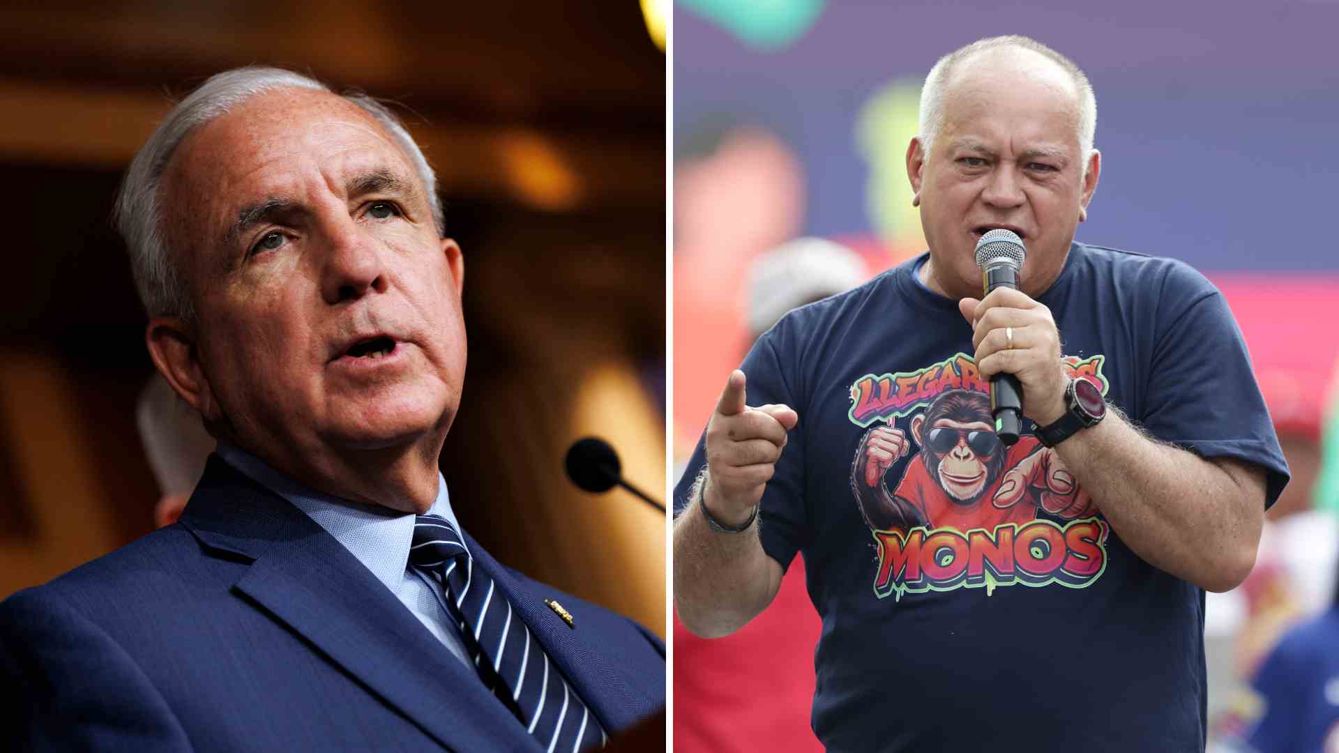 Carlos A. Giménez y Diosdado Cabello - EFE