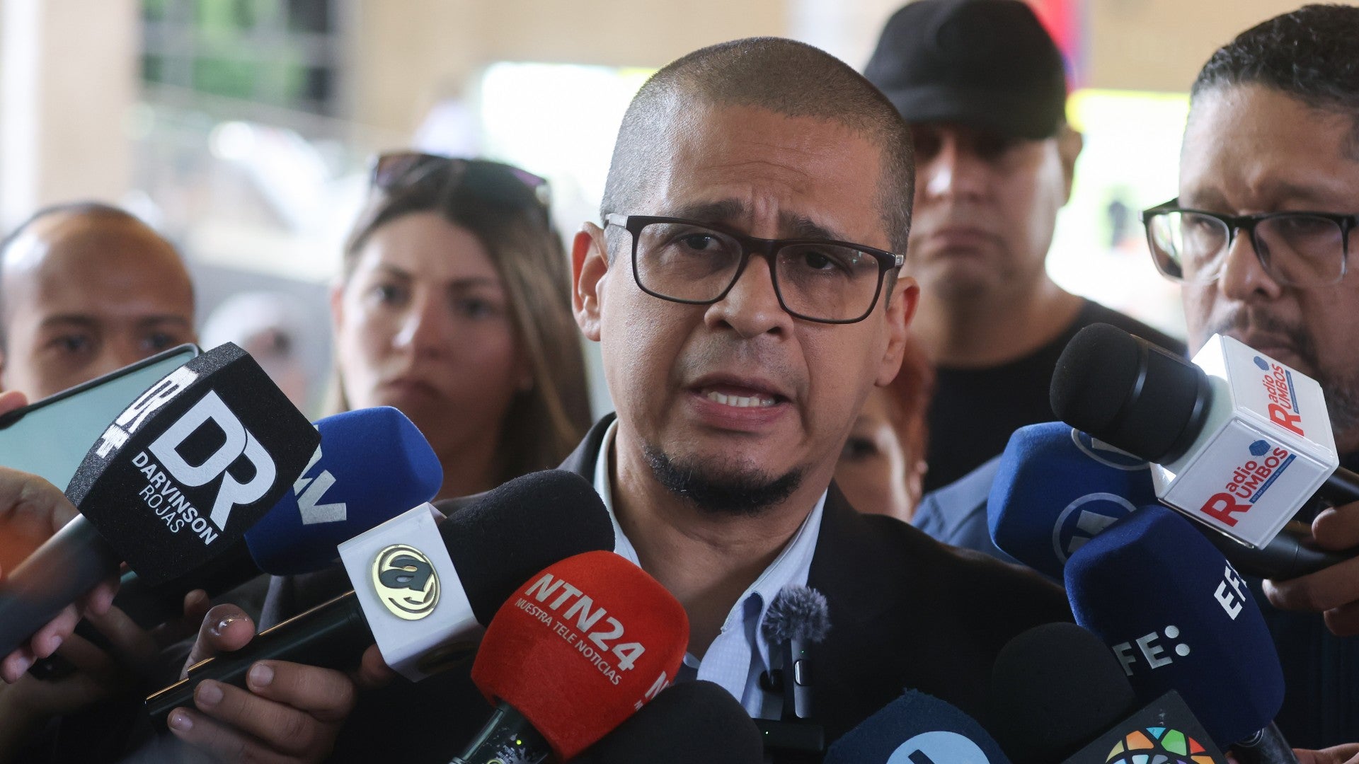 Nicmer Evans, exprisionero político venezolano - Foto: EFE
