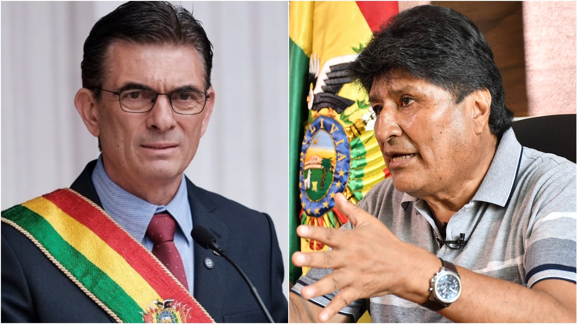 Rodrigo Paz, presidente de Bolivia / Evo Morales, expresidente de Bolivia - Fotos: EFE
