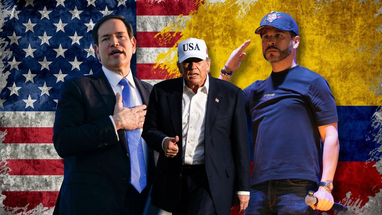 Marco Rubio/ Donald Trump/ Abelardo de la Espriella - Fotos EFE