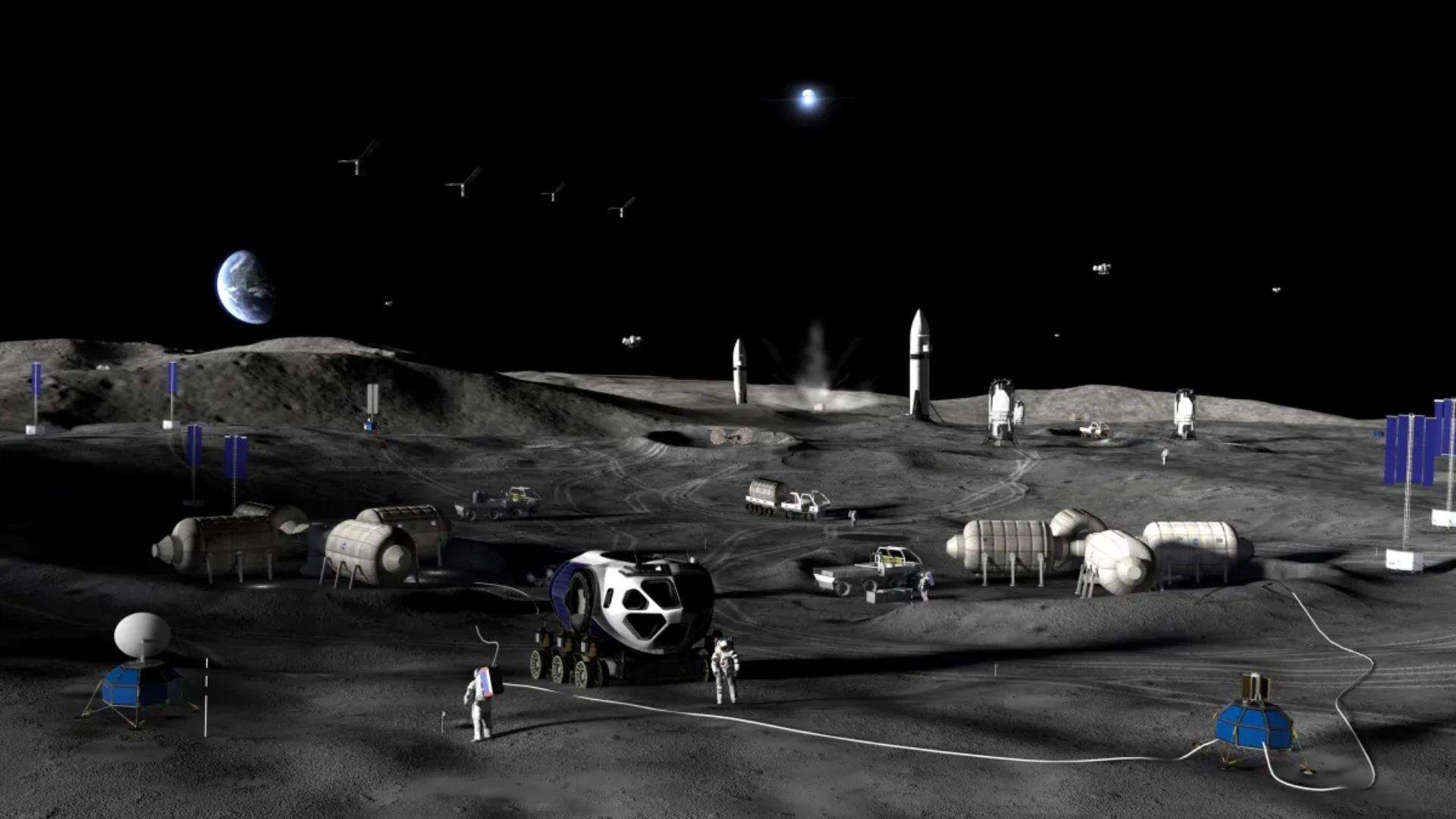 Campamento en la Luna | Foto NASA