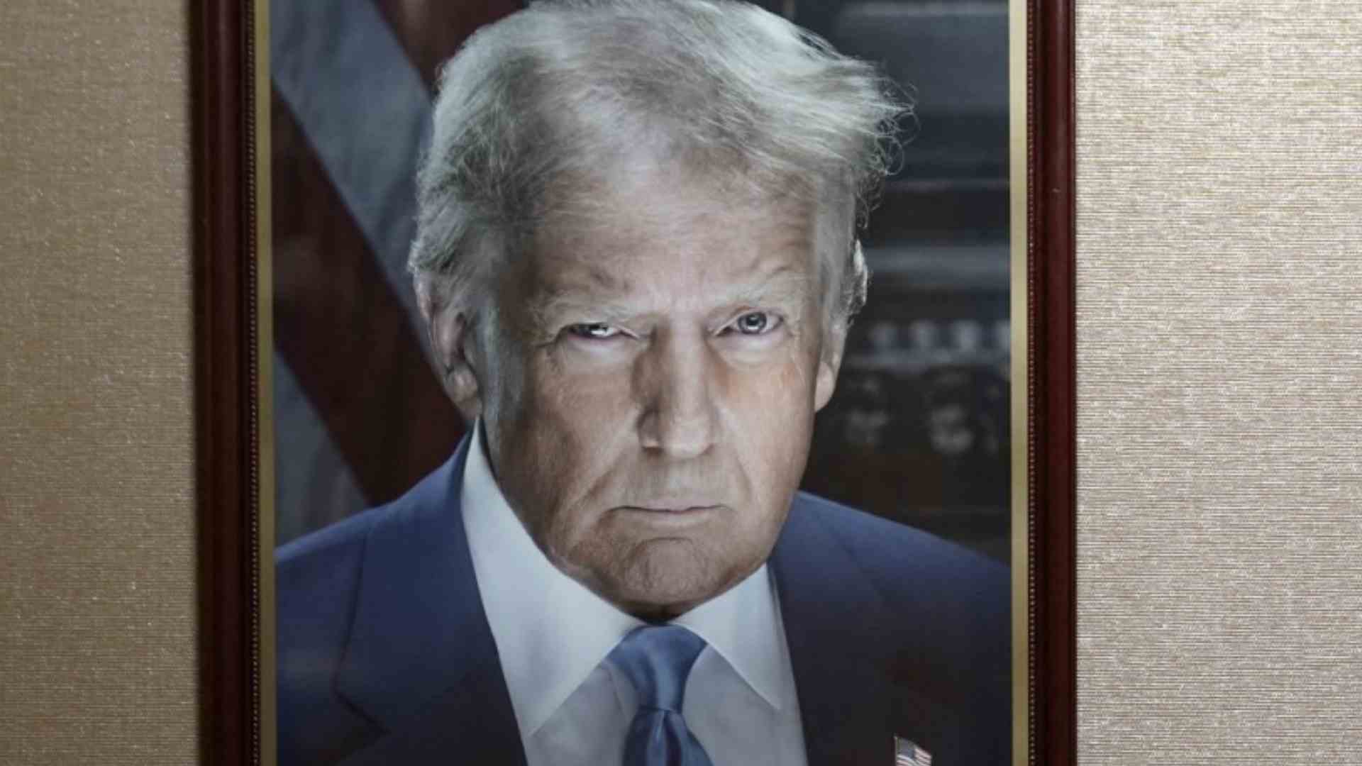 Retrato oficial Donald Trump - AFP