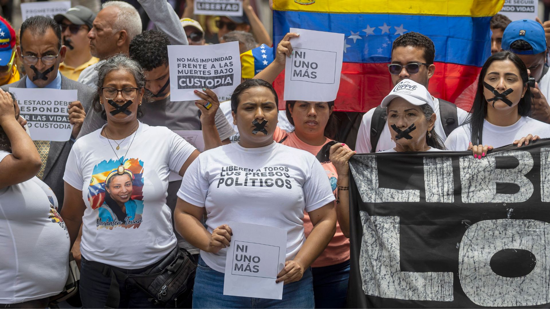 Familiares de presos políticos | Foto EFE