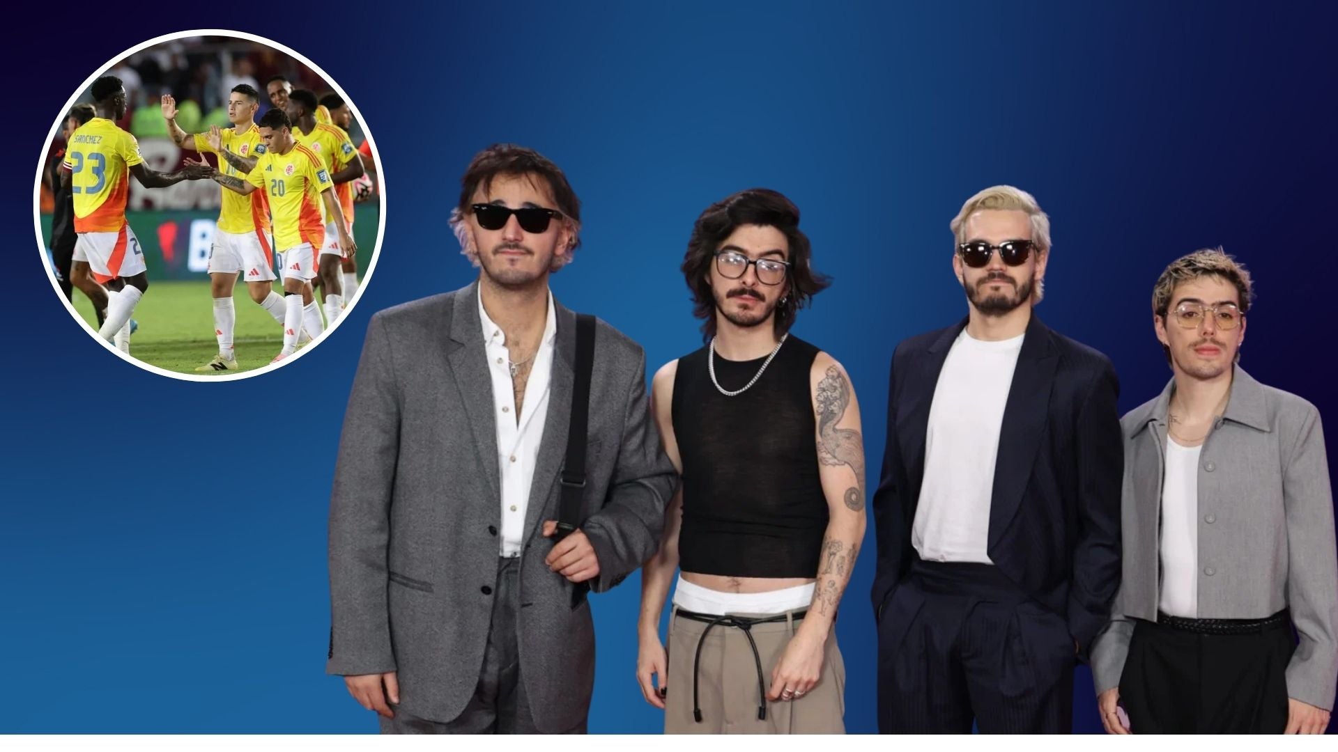 Morat cantará en la despedida de la selección Colombia - Fotos: EFE