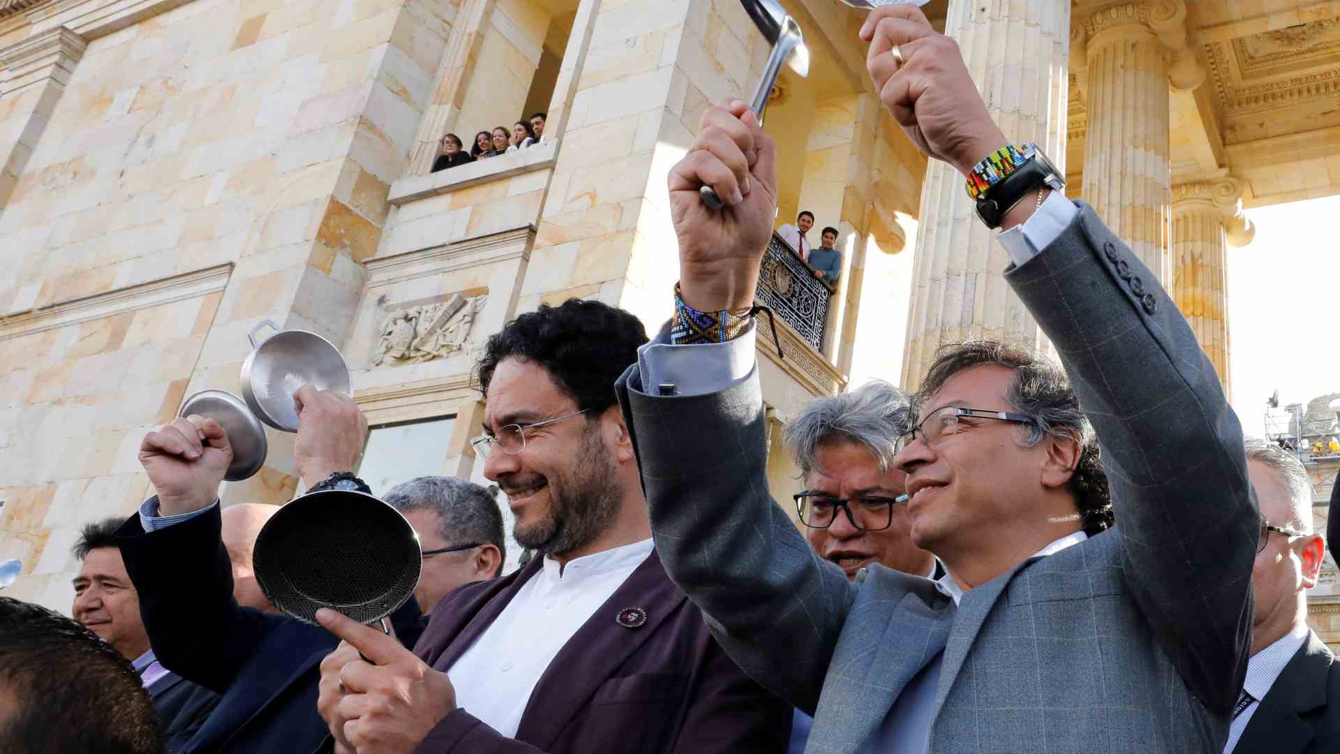Gustavo Petro e Iván Cepeda - EFE