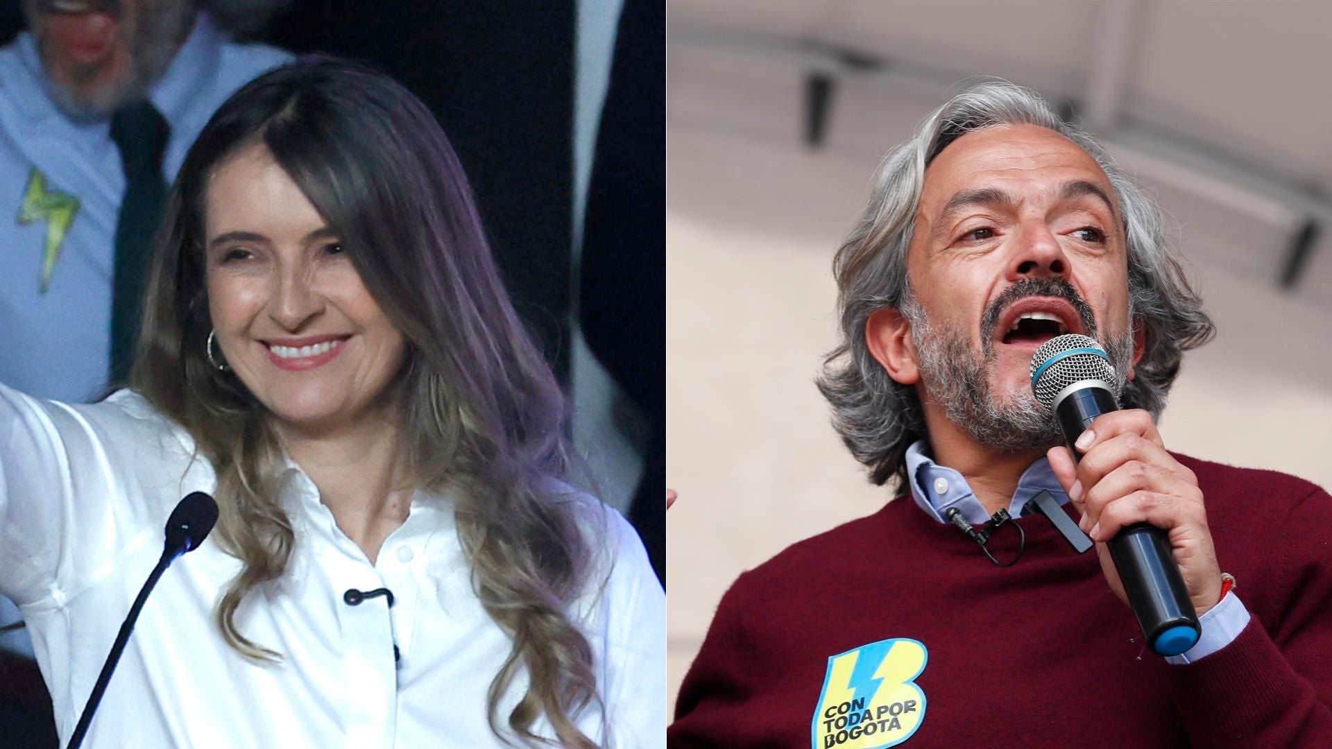 Paloma Valencia y Juan Daniel Oviedo.