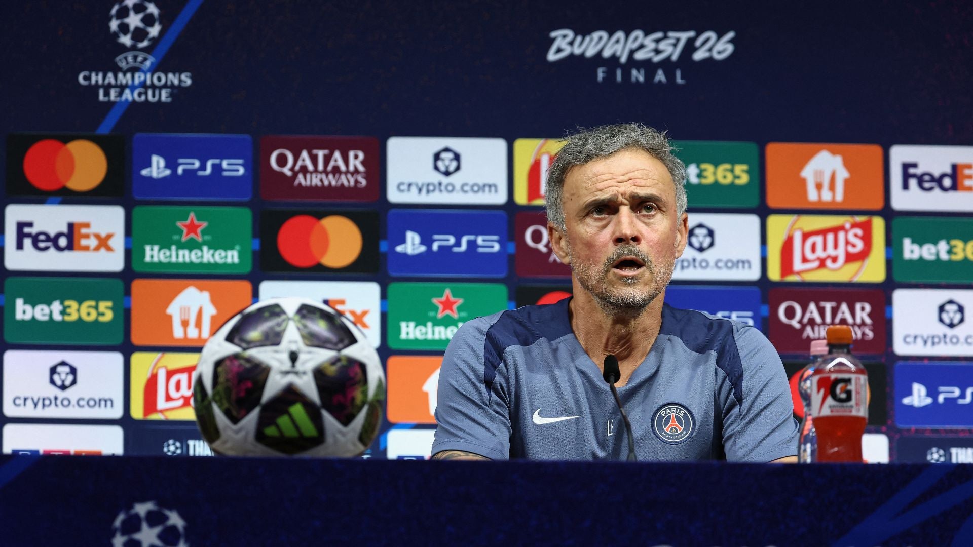 Luis Enrique, técnico del PSG - Foto: AFP