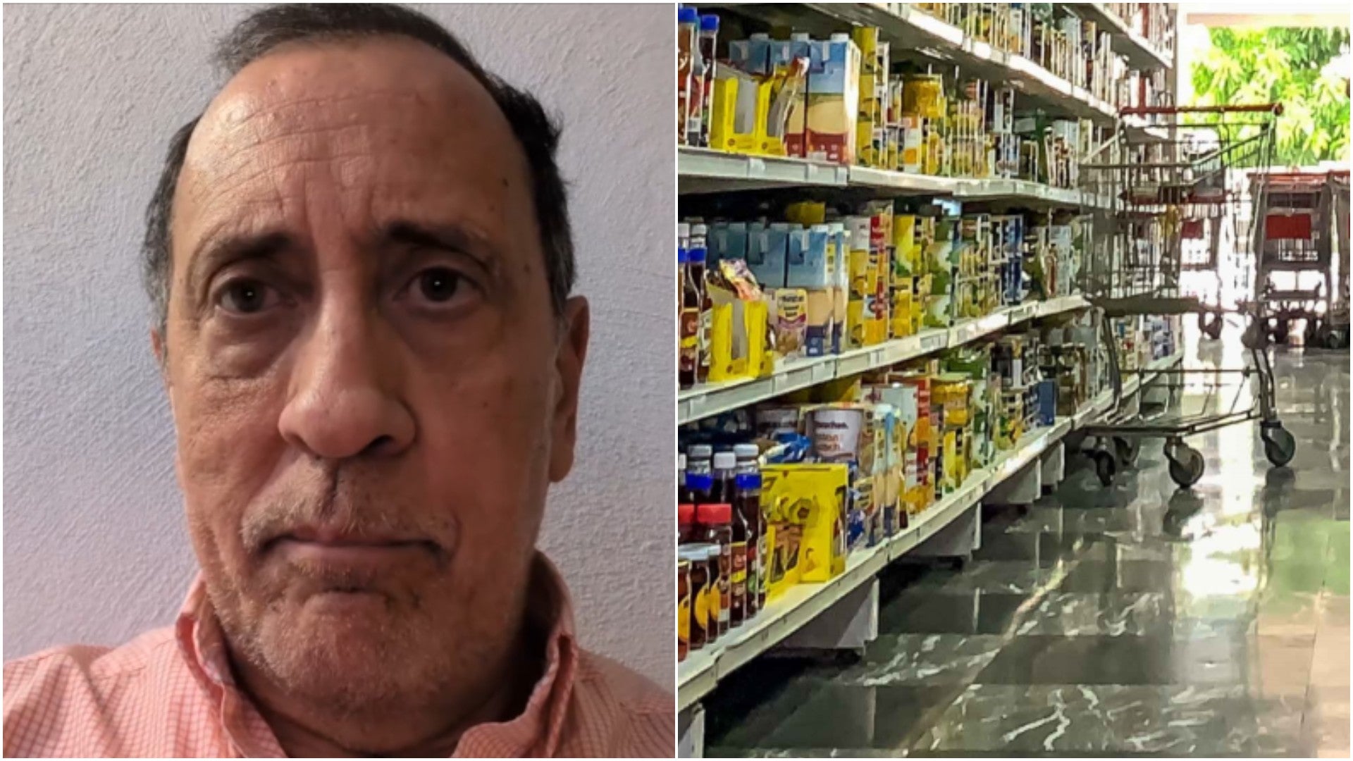 José Guerra, economista y exdiputado de la AN / Supermercado en Venezuela - Fotos de referencia: Threads / EFE