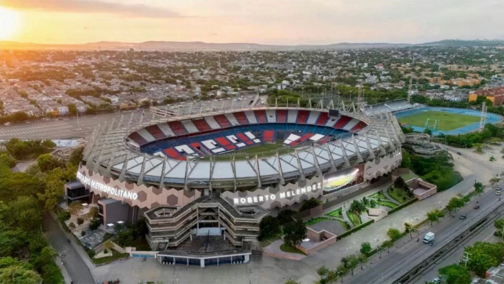 Visualización de la remodelación estadio Metropolitano - Foto tomada de X @AlejandroChar