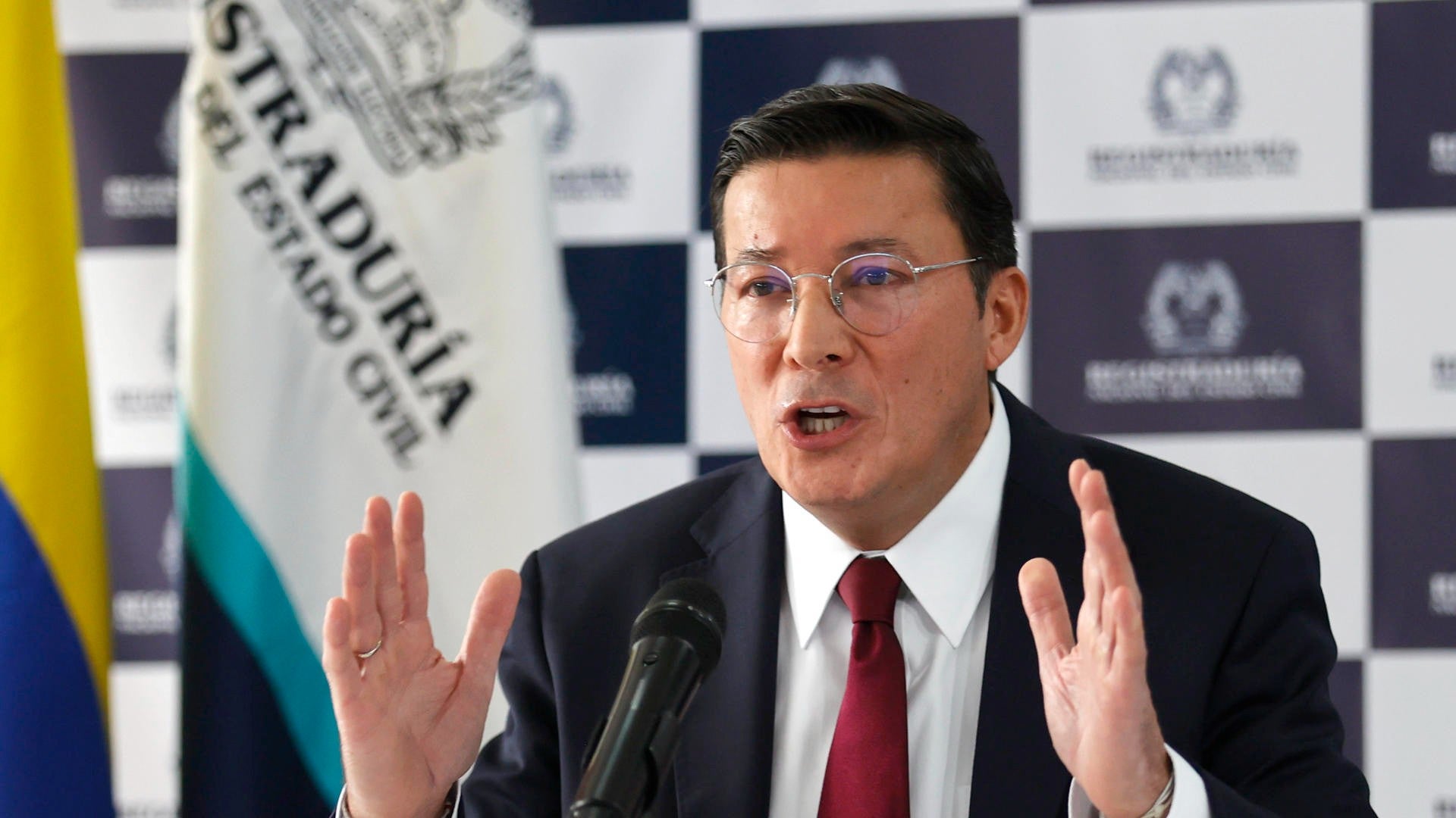 Hernán Penagos, registrador nacional de Colombia - Foto: EFE