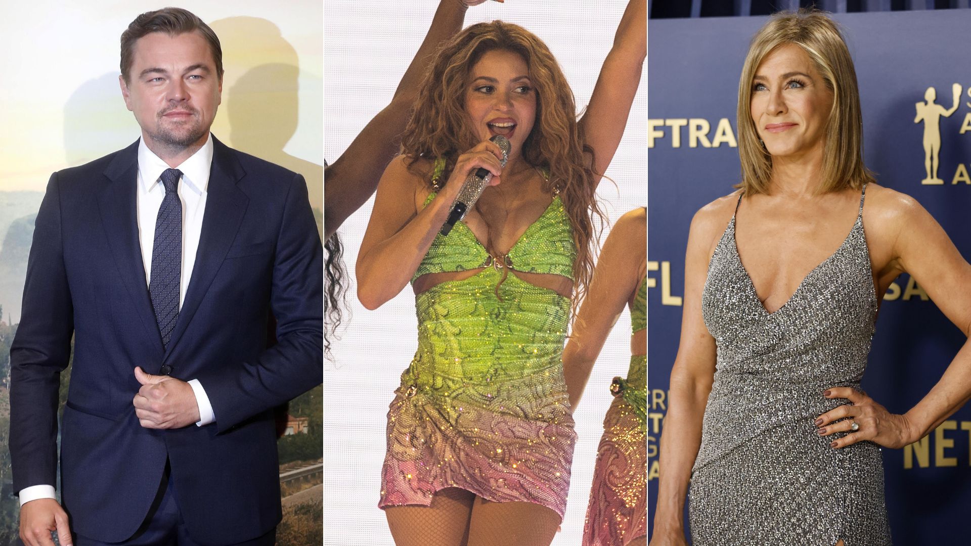Leonardo DiCaprio/ Shakira/ Jennifer Aniston - Fotos EFE
